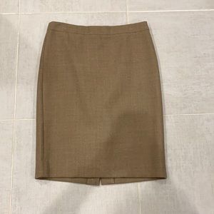 Jcrew no. 2 pencil skirt- 100%wool, poly lining- skirt barely worn, classic